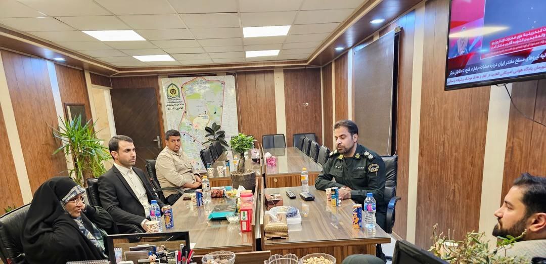 پلیس در تمامی ساعات جنگ در همه صحنه ها حضور مقتدرانه داشت
